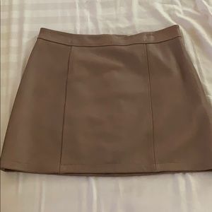Leather Skirt